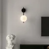 kf-Se4536be5ac054e909a7a2eee47d34b0aN-North-Wall-Lamp-Gold-Led-Glass-Ball-American-Aisle-Corridor-Lighting-Fixture-Bedroom-Bedside-Sconce-Study Arandela Design Americano Bola Branca