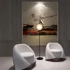 kf-Se6c2059c5e3e489b8991dc62fa998be16-Nordic-Art-Creative-Personality-Post-Modern-Simple-and-Light-Luxury-Floor-Lamp-Bedroom-Living-Room-Sofa Luminária De Chão Preto Disco Post-Moderno
