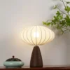 kf-Sec2eae9469184fabba85f54b686997a9q-Retro-New-Chinese-Retro-Desk-Lamp-Girl-S-High-End-Sensation-Wabi-Sabi-Simple-Japanese-Bedroom Abajur Cúpula Tecido Branco Design Japonês