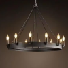 Lustre Redondo Industrial Ferro