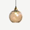pemdemte de vidro craquelado de vidro dourado marca miresa Pendente Moderno Bola De Vidro Craquelado