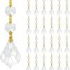 Borboleta Buckle Tie Clips Conector Cristal Lustres 1000Pcs