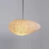 Luminária Rustica Estilo Japonês Arroz Papel, uma opção de luminária rustica estilo, vendida pela Miresa, loja-de-luminárias-São-Paulo.