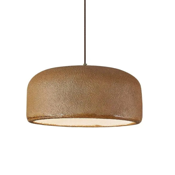 Pendente Rustico Concreto Wabi Sabi E-27 Marca Miresa