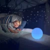 kf-A057012404f414732bb6b7f166676b757a Luminária Bola Luz Solar Flutuante Piscina e Jardins