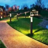 kf-H0ce58ae7dd27475c835b03170c7985c77 Luminária Poste Balizador Acrílico e Alumínio Para Jardins