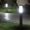 kf-H385f9899c079466fbe41763f8320033eK-Outdoor-LED-Lawn-Light-Waterproof-Stainless-steel-Garden-Lawn-Light-Landscape-Lights-Community-Garden-Road-Path Balizador Poste De Caminha Para Jardins Luz LED Formato Cilíndrico