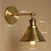 kf-HTB196OtKXXXXXa0XVXXq6xXFXXX2-Wrount-l-mpada-de-parede-de-ferro-vintage-lumin-ria-para-cafeteria-sala-de-edison-arandela Arandela Industrial Vintage Forma Chapéu Dourado