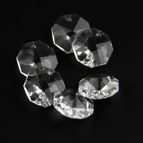 Conjunto 50Un Cristal K9 Para Lustres Com 1 ou 2 Furos Miresa Conjunto 50Un Cristal K9 Para Lustres Com 1 ou 2 Furos