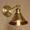kf-HTB1sHmSKXXXXXbFXXXXq6xXFXXXy-Wrount-l-mpada-de-parede-de-ferro-vintage-lumin-ria-para-cafeteria-sala-de-edison-arandela Arandela Industrial Vintage Forma Chapéu Dourado