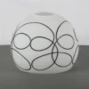 kf-S01e450cce3c54d02858bca0328a4847dl-Globo-De-Vidro-Sombra-De-Substitui-o-Fitter-Lumin-ria-De-Abertura-Abajur-De-Tampa-Branca Globo De Vidro Com Linhas Brancas Para Reposição Luminárias