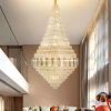 kf-S066a4d7c05554c14b4367c6d70f715898-Duplex-Living-Room-Crystal-Chandelier-Restaurant-Villa-European-Hotel-Lobby-Simple-Low-Rise-Hollow-Building-Mid Lustre De Cristal K9 Duplex Para Escada e Tetos Altos