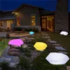 kf-S07aef0ae4e0b423ab6724d96dd79d323U-USB-Charge-RGB-LED-Glowing-Stone-Shape-Light-Outdoor-Garden-Landscape-Lawn-Lamp-with-Remote-Control Luminária Jardins Carga Usb RGB Led Brilhante Forma Pedra