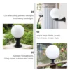 kf-S0ceba28d12d84ffab77923e098ced6d0W-Globo-Lampshade-Parede-L-mpada-Substitui-o-Post-Luz-Exterior-Quintal-Jardim Globo Poste Luminárias Para Jardins