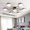 kf-S0d3b888343004da3aa971d842096dacfw-L-mpada-do-teto-da-simplicidade-n-rdica-para-a-sala-de-estar-agregado-familiar-macaron Luminária De Sobrepor Despojada Luz LED Anti-Ofuscante