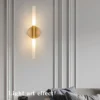 Arandela Linear Tubular Acrílico LED 12w