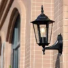Arandela Colonial Bronze ou Preto Para Jardins e Fachadas