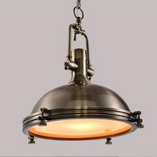 Pendente Vintage Industrial Acabamento Polido