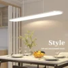 Lustre Retangular Ultra Fino Luz LED