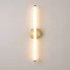 Arandela Tubular Linear Acrílico Branco Leitoso Arandela Tubular Linear Acrílico Branco Leitoso