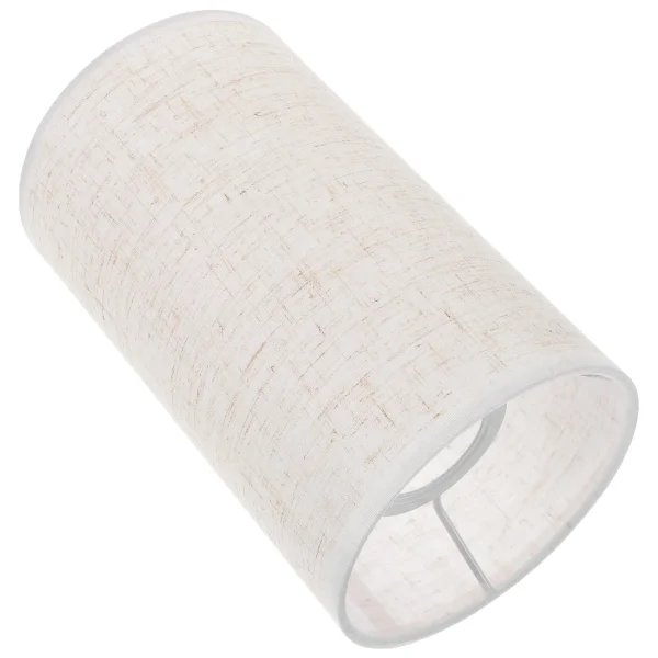 kf-S35ddac1db701440d9af7e363736cfee0N-Drum-Clip-On-Lamp-Shade-Cilindro-de-linho-bege-Shade-substitui-o-Light-Constru-o-Aranha