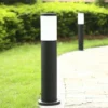 kf-S372302c9af2245f79eed2826b1f44714D-Outdoor-LED-Lawn-Light-Waterproof-Stainless-steel-Garden-Lawn-Light-Landscape-Lights-Community-Garden-Road-Path Balizador Poste De Caminha Para Jardins Luz LED Formato Cilíndrico