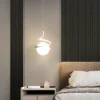 kf-S3f5771981e584902a12d748609f0ca7bw-Nordic-LED-Pendant-Light-Lumin-ria-interior-para-viver-Quarto-Cabeceira-Cozinha-Decora-o-de-casa Pendente Moderno Espiral Dourado ou Preto e Bola Branca Fosca