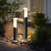 Luminária Poste Balizador Para Jardins AC85-265V LED 10W