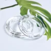kf-S50e653ee8ced4476bc50eda809a0aa14L-Claro-Anel-C-rculo-Pingente-Cristal-Facetado-Prisma-De-Vidro-Sun-Catcher-Lustre-Teto-Espumante-Hanging Claro Anel Círculo Pingente Cristal Facetado Prisma 2Pcs