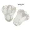 kf-S58007e8854244a33a2c6b90f7c5c7006j-Bell-Shaped-Clear-Frosted-Flower-Glass-Shade-Light-Fixture-Substitui-o-Tampa-para-ventilador-de-teto Vidro Transparente Em Forma Sino Substituição 2Pcs