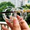 kf-S5dbf895907b143b7a0cd9cc881e8e6b7u-Claro-Anel-C-rculo-Pingente-Cristal-Facetado-Prisma-De-Vidro-Sun-Catcher-Lustre-Teto-Espumante-Hanging Claro Anel Círculo Pingente Cristal Facetado Prisma 2Pcs