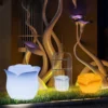 Foto de luminária Para Jardins Flor Conector USB IP65, luminária jardins flor, catálogo Miresa, loja-de-luminárias-São-Paulo.