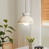 Pendente Branco De Cerâmica Esmaltada