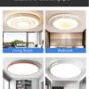 kf-S66ddca2800a74214896130e3d018f330T Painel LED Redondo Para Reposição Luz Em Plafons