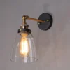 kf-S71df4a5ffd3a4d7abe80875179619595P-Transparente-Cone-Shaped-Vidro-Abajur-L-mpada-Habita-o-Substitui-o-Acess-rios-Dispositivo-de-Ilumina Vidro Cone Para Reposição de Luminária