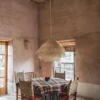 Luminária Pendente Wabi-Sabi Vime Rattan Artesanal | Miresa São Paulo