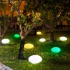 Luminária Para Jardins Paisagismo Luz Solar Recarregável