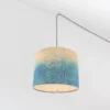kf-S81e35dd067bc4bf1a585246d7458023e7-Bamboo-Lamp-Shade-Chandelier-Lamp-Lampshade-E27-Japanese-Style-Light-Cover-Drum-Clip-On-Spider-Construction Cúpula Para Pendentes e Abajur Bamboo japonês