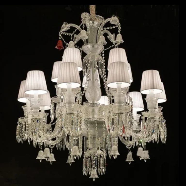 Foto de lustre Baccarat De Cristal K9 Translúcido Coluna De Vidro, lustre de vidro baccarat cristal, catálogo Miresa, loja-de-luminárias-São-Paulo.