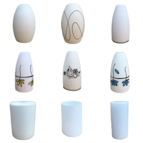 kf-S8ff63b506c2f4e3097f0b2bc58b895770-White-Glass-Shade-Substitui-o-Egg-Drum-Lampshade-Cover-Acess-rio-de-Ilumina-o-para-L Substituição Vidro Branco Para Luminárias