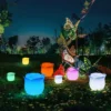 Luminária Para Jardins Flor Conector USB IP65