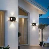 kf-Sa5a14dfd30df4b90b61c7adf069cde79u-Modern-LED-Outdoor-Wall-Light-ABS-pl-stico-imperme-vel-L-mpada-de-parede-exterior-Decora Arandela ABS Plástico Facho De Luz Flor Para Jardins e Fachadas