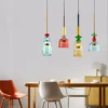 kf-Sa7e84b3844b8477e8b4191e92c511f23j-Nordic-Macaron-Colorido-Candy-Glass-Pendant-Lamp-Lustre-LED-criativo-Decora-o-de-casa-moderna-Restaurante Pendente Moderno De Vidro Colorido