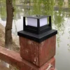 kf-Sb0265f1b800644e78ac89bfe690c43bad-Waterproof-Led-Light-Fence-Lamp-Solar-Panel-Pipe-Garden-Street-Solar-Powered-Landscape-Lamp-Light-Hot Luminária Painel Solar Jardim À Prova D'Água