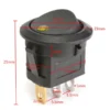 kf-Sba906b77a5454785896237b3470d66b0V Interruptor Redondo 250v Interruptor Liga-Desliga 3 Pinos
