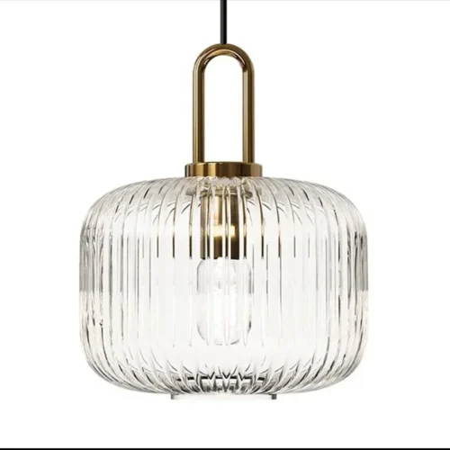 kf-Sda20d2ca3e204bfc8afce121008720ecF-Nordic-Minimalist-Glass-Pendant-Lights-L-mpada-LED-japonesa-para-sala-de-jantar-Cozinha-Cabeceira-Decora Pendente De Vidro Plissado Design Japonês