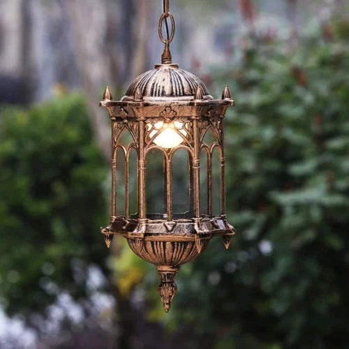 Pendente Clássico Design Europeu Para Jardins