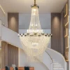 kf-Se5b8fa5206f04cbcb5f5b8969e1f11ddt-high-end-Post-Modern-Light-Luxury-Living-Room-Crystal-Chandelier-Villa-Duplex-Chandelier-Hotel-Lobby-Hanging Lustre Imperial Design Frances Para Escadas