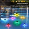 kf-Se6aed456f40046b29bf87160b3350663T-Led-Solar-Floating-Lamp-Swimming-Pool-Ball-Solar-Panel-Powered-Pond-Drift-Waterproof-Glow-Show-Disco Luminária Bola Led RGB Solar Flutuante