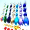 kf-Sf0a4aba45abd48ba8cfa7d41092478afH-Qualidade-superior-12-p-s-lote-105mm-multicolorido-k9-lustre-de-cristal-pingentes-decora-o-vidro 12 pçs (105mm) Multicolorido k9 Reposição Lustre Cristal